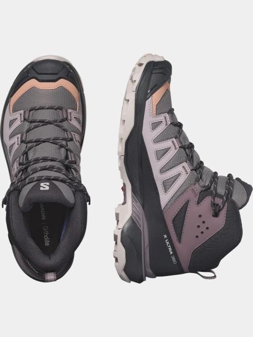 Salomon X Ultra 360 Mid Gtx W női túrabakancs lila színben 6