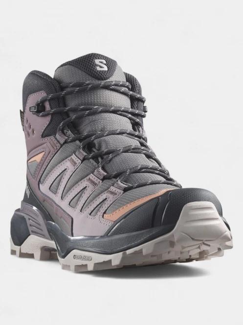 Salomon X Ultra 360 Mid Gore-Tex női túrabakancs lila színben 2