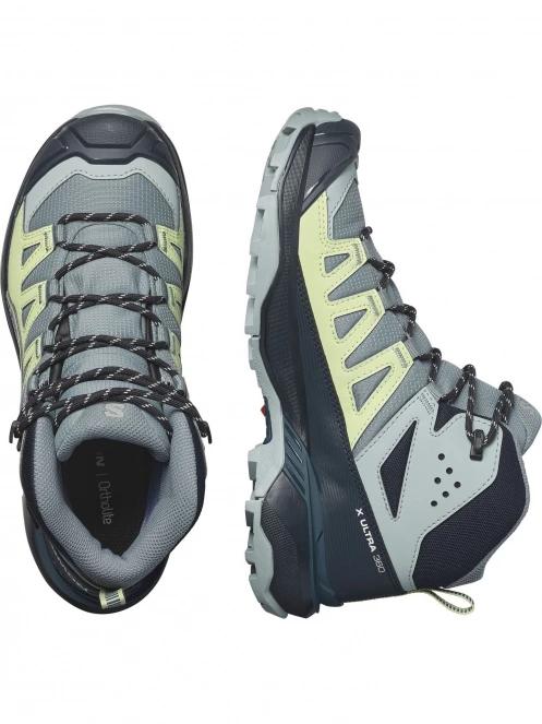 Salomon X Ultra 360 Mid Gtx W női túrabakancs szürke színben 6