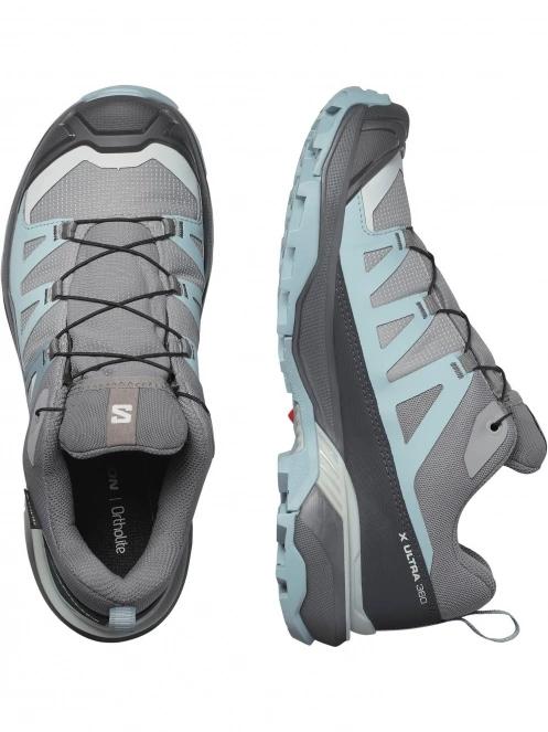 Salomon X Ultra 360 Gtx W női túracipő szürke színben 6