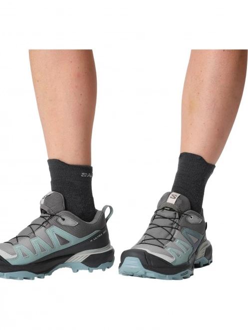 Salomon X Ultra 360 Gtx W női túracipő szürke színben 8