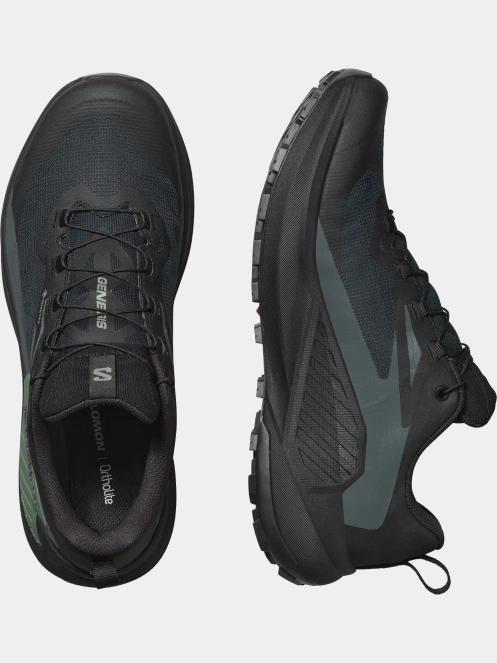 Salomon Genesis GTX férfi futócipő sötétzöld színben 5