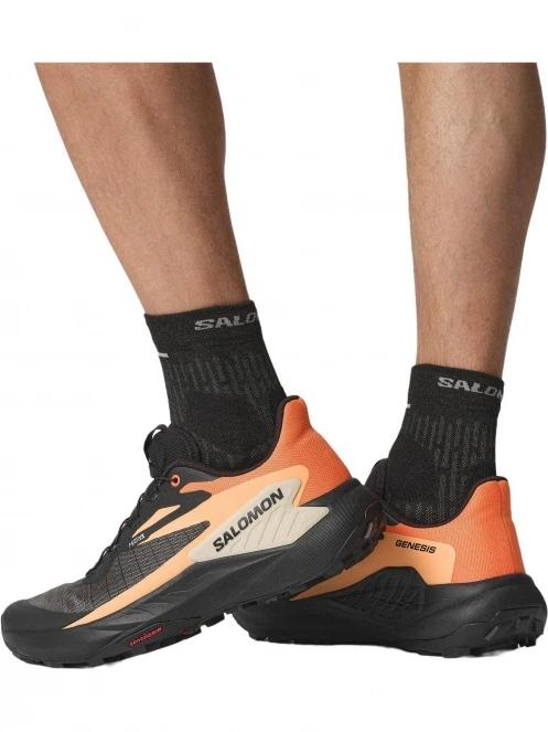 Salomon Genesis férfi terepfutó cipő fekete színben 8