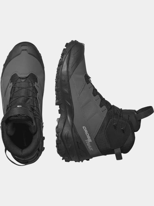 Salomon CroSStrak Powder Wp férfi túrabakancs szürke színben 5