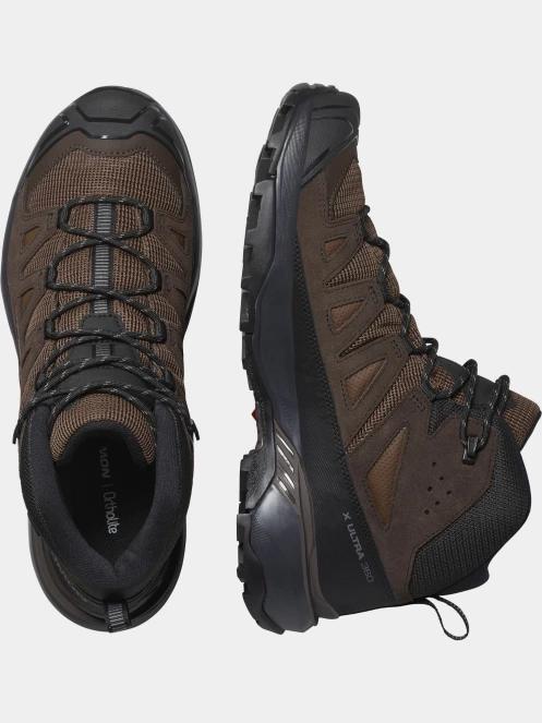 Salomon X Ultra 360 Ltr Mid GTX férfi túrabakancs barna színben 5