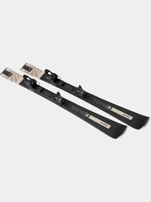 Salomon E S/Max N°6 Xt + M10 Gw L80 női síléc fekete színben 4