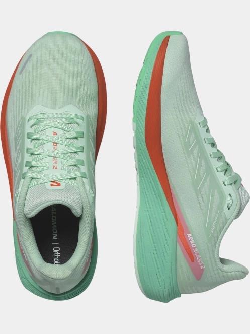 Salomon Aero Blaze 2 W női aszfalt futócipő zöld színben 6