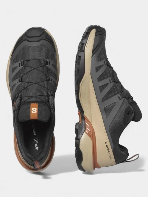Salomon X Ultra 360 Gore-Tex férfi túracipő fekete színben 6