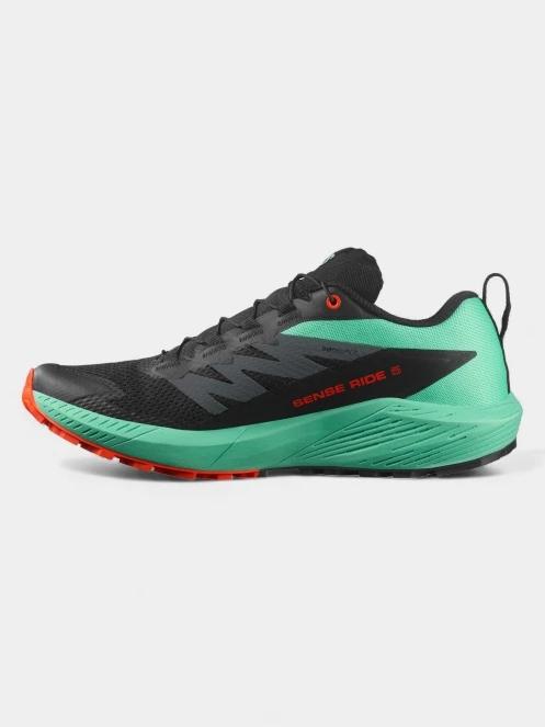 Salomon Sense Ride 5 férfi terepfutó cipő fekete színben 3
