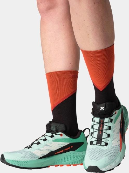 Salomon Sense Ride 5 W női terepfutó cipő zöld színben 7