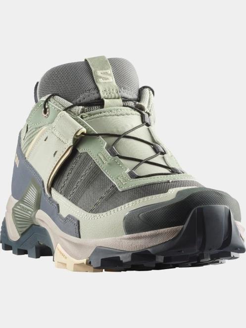 Salomon X Ultra 5 GTX W női túracipő zöld színben 2