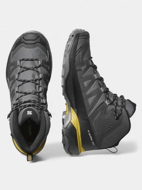 Salomon X Ultra 360 Mid GTX férfi túrabakancs szürke színben 5