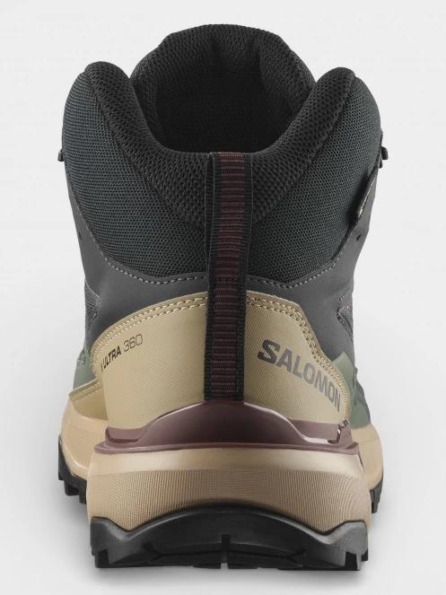 Salomon X Ultra 360 Mid GTX férfi túrabakancs oliva színben 6