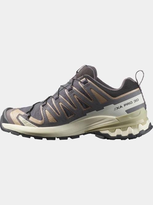 Salomon Xa Pro 3D V9 Gore-Tex női terepfutó cipő lila színben 4