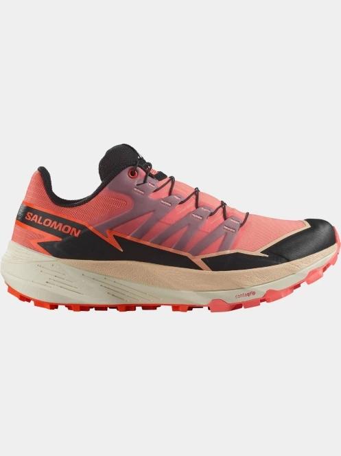 Salomon Thundercross női terepfutó cipő piros színben 3