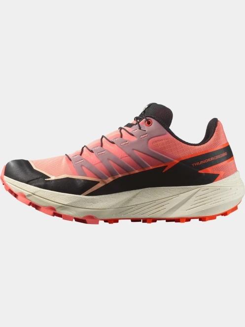 Salomon Thundercross női terepfutó cipő piros színben 4