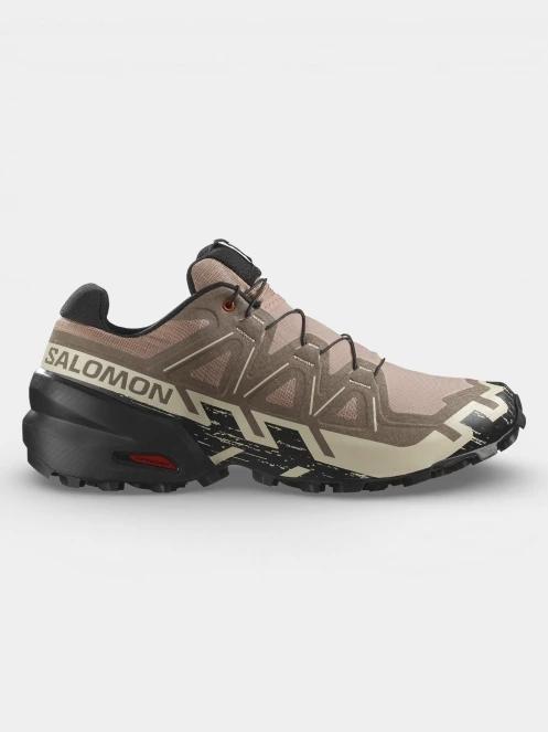 Salomon Speedcross 6 férfi terepfutó cipő barna színben 4