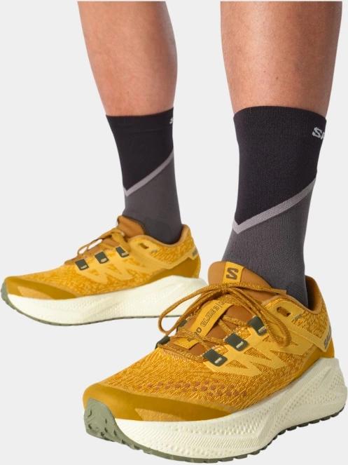 Salomon Aero Glide 3 Grvl férfi aszfalt futócipő sárga színben 8