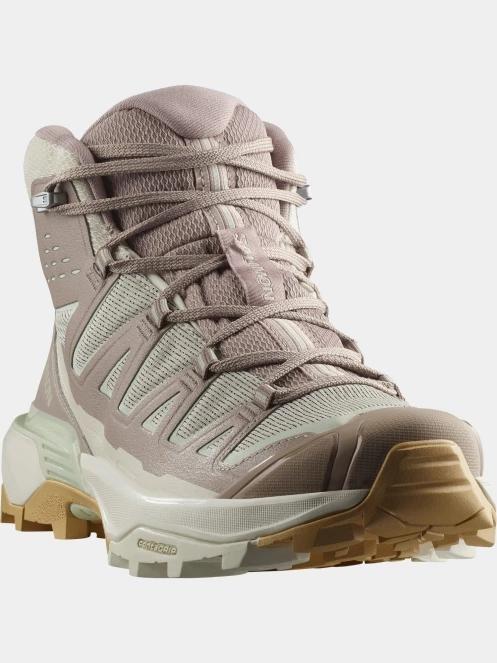 Salomon X Ultra 360 Edge Mid Gore-Tex női túrabakancs homok színben 2