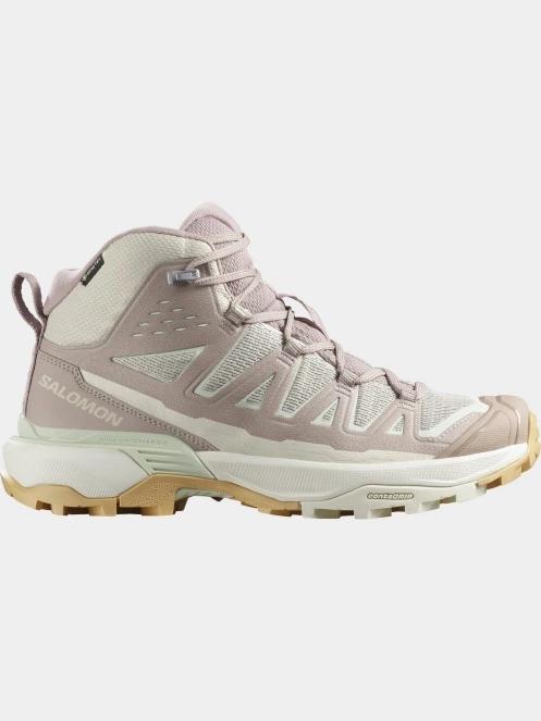 Salomon X Ultra 360 Edge Mid Gore-Tex női túrabakancs homok színben 3