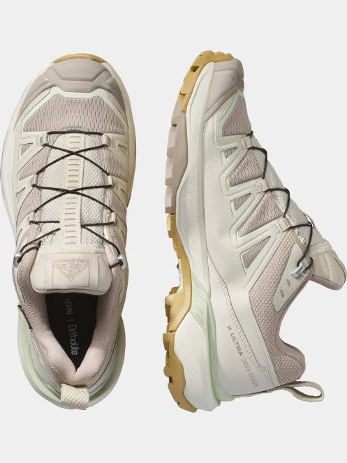 Salomon X Ultra 360 Edge Gore-Tex női túracipő homok színben 5
