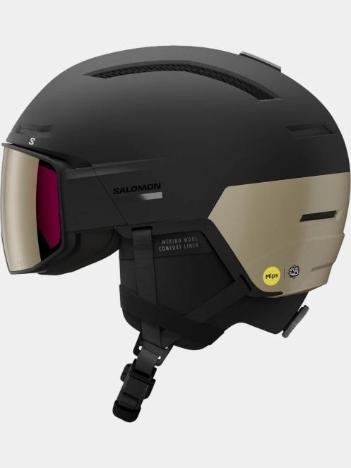 Salomon Driver Prime Sigma Plus MIps bukósisak fekete színben 4