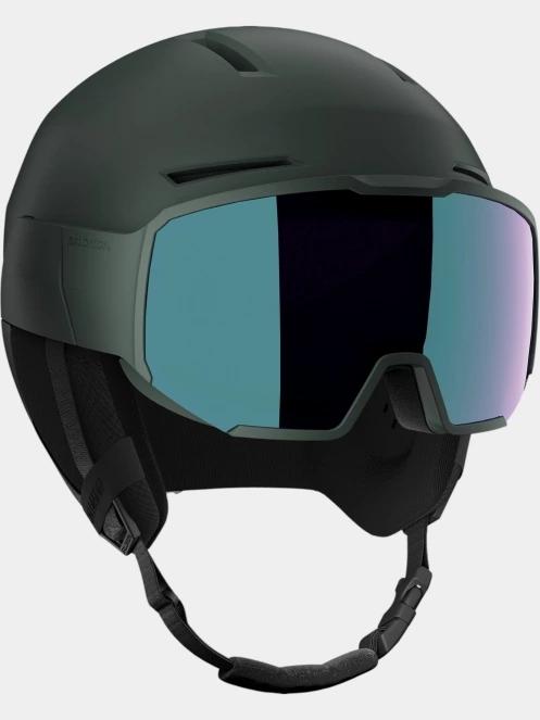 Salomon Osmo Sigma bukósisak sötétzöld színben 2