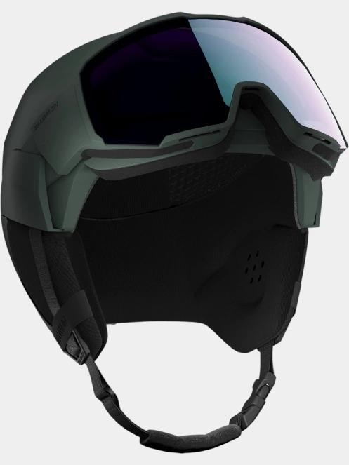 Salomon Osmo Sigma bukósisak sötétzöld színben 4