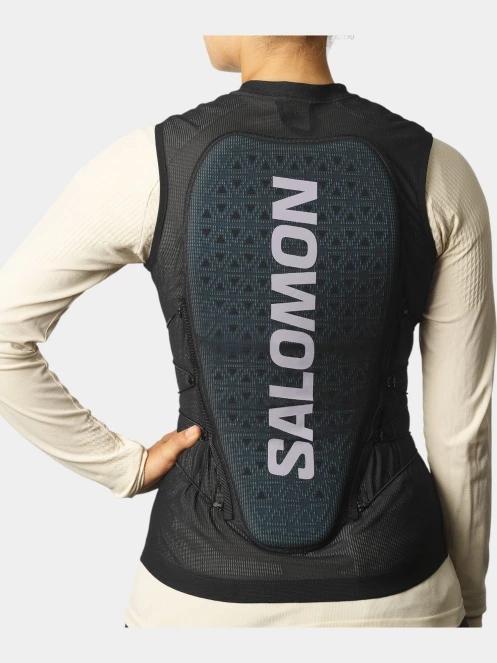 Salomon Flexcell Pro W női protektor mellény fekete színben 3
