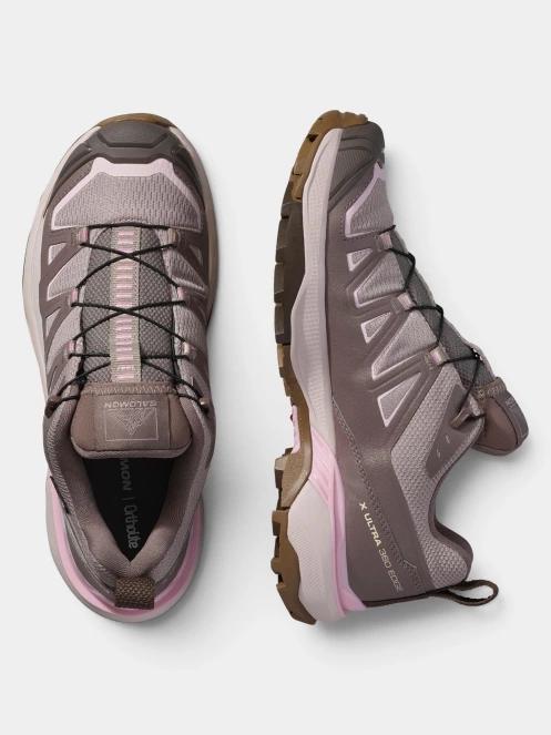 Salomon X Ultra 360 Edge Gtx W női vízhatlan túracipő barna színben 10
