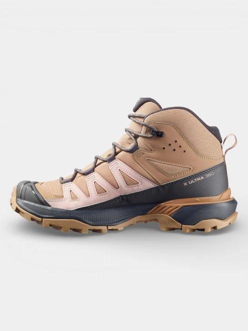 Salomon X Ultra 360 Mid Gtx W női túrabakancs barna színben 4