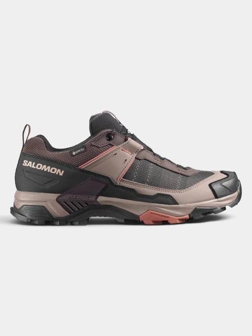 Salomon X Ultra 5 Gtx férfi vízhatlan túracipő barna színben 11