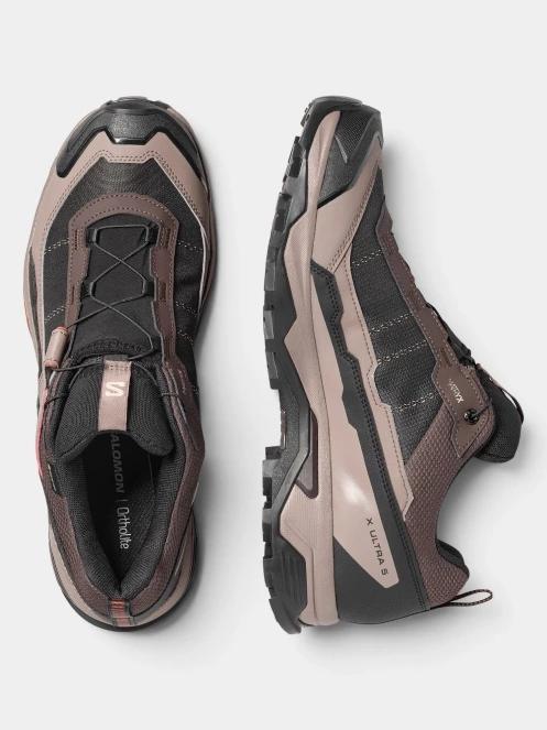 Salomon X Ultra 5 Gtx férfi vízhatlan túracipő barna színben 12