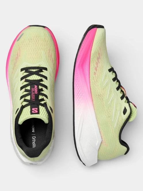 Salomon Aero Blaze 3 W női futócipő világoszöld színben 6