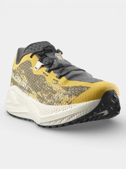 Salomon Aero Glide 4 Gevl férfi aszfalt futócipő sárga színben 2