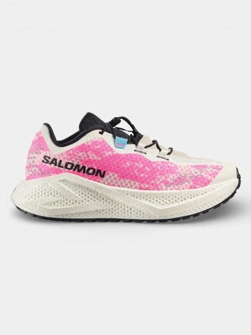 Salomon Aero Glide 4 Grvl W női aszfalt futócipő magenta színben 3