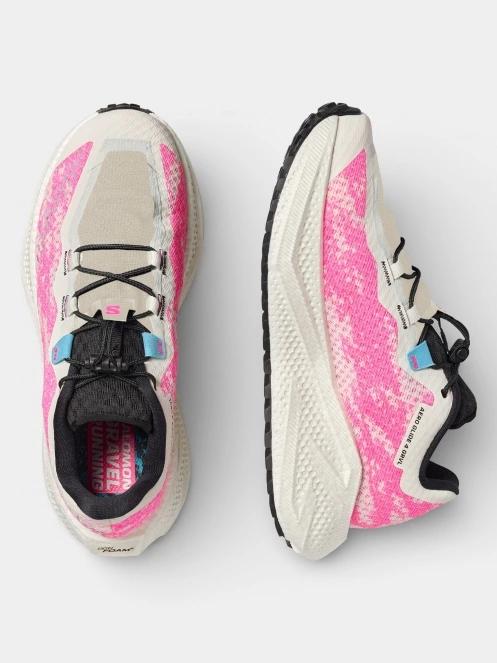 Salomon Aero Glide 4 Grvl W női aszfalt futócipő magenta színben 5