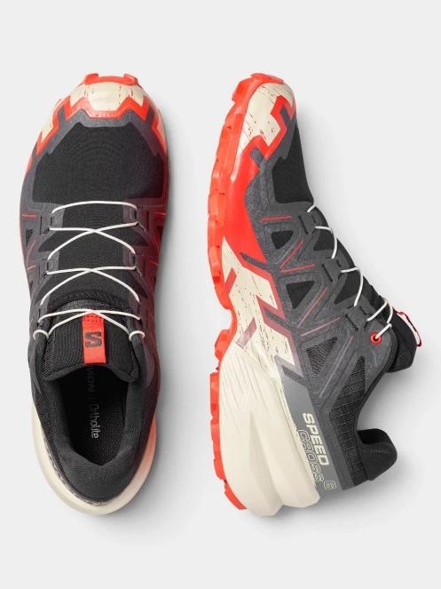 Salomon Speedcross 6 férfi terepfutó cipő fekete színben 12