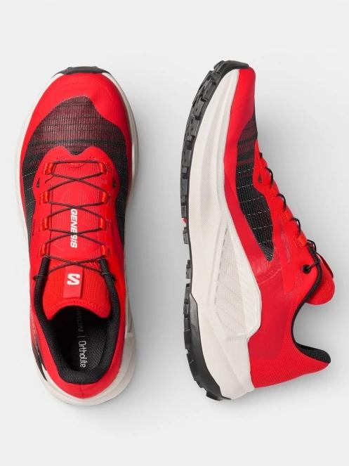 Salomon Genesis Fiery férfi terepfutó cipő piros színben 5