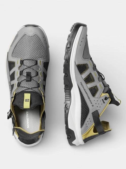 Salomon Techamphibian 5 férfi túraszandál szürke színben 6