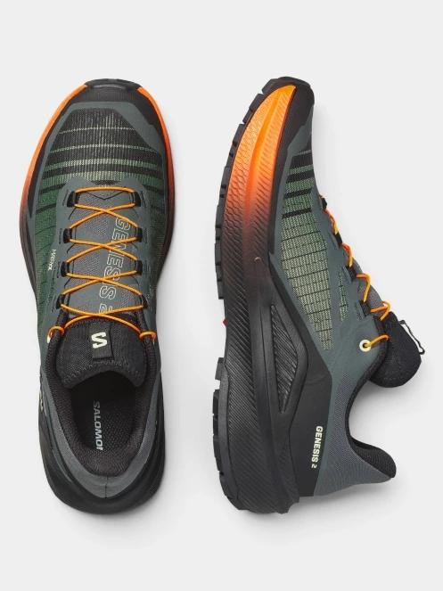 Salomon Genesis 2 férfi terepfutó cipő fekete színben 5