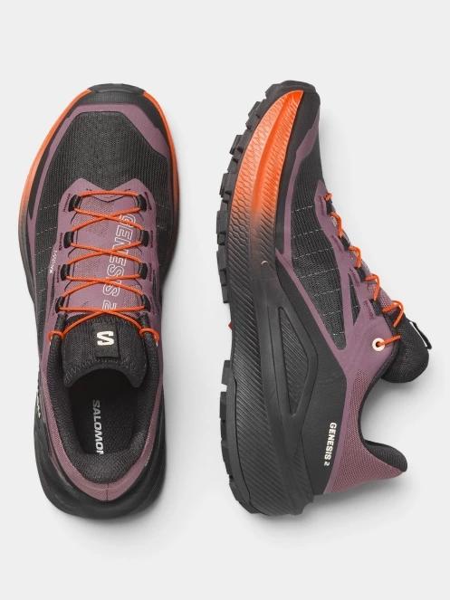 Salomon Genesis 2 W női terepfutó cipő lila színben 5