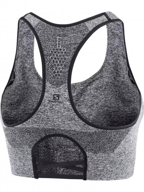 Salomon Elevate Move'On Bra W női sportmelltartó szürke színben 5