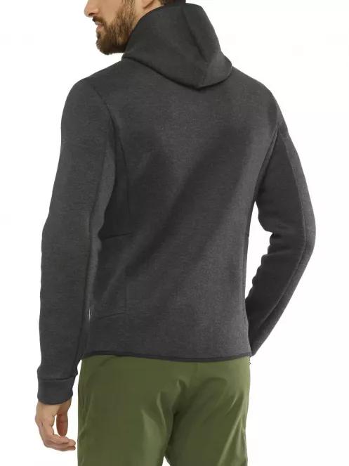 Salomon Sight Hoodie M férfi polár pulóver szürke színben 3