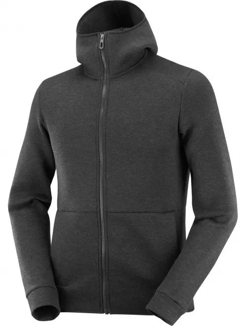 Salomon Sight Hoodie M férfi polár pulóver szürke színben 5
