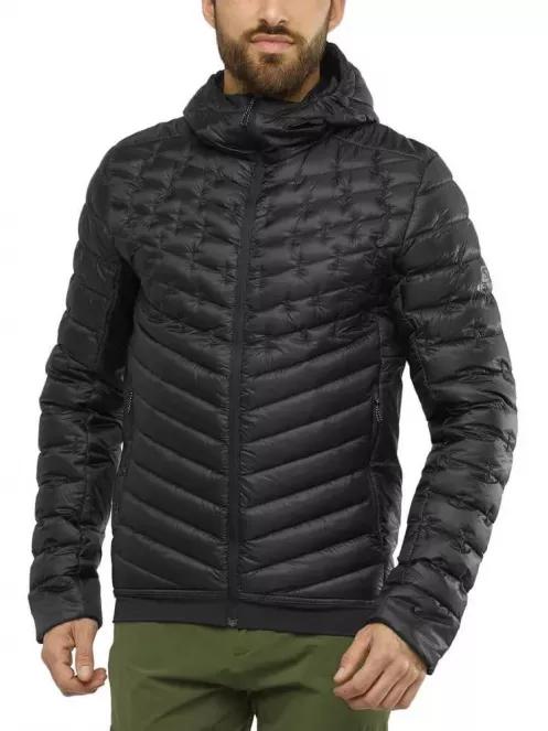 Salomon OUTLINE DOWN HOODIE M férfi pehelykabát fekete színben 2