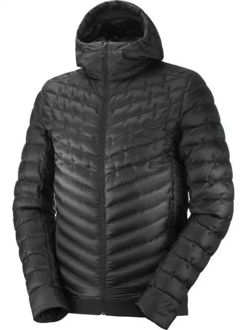 Salomon OUTLINE DOWN HOODIE M férfi pehelykabát fekete színben 4