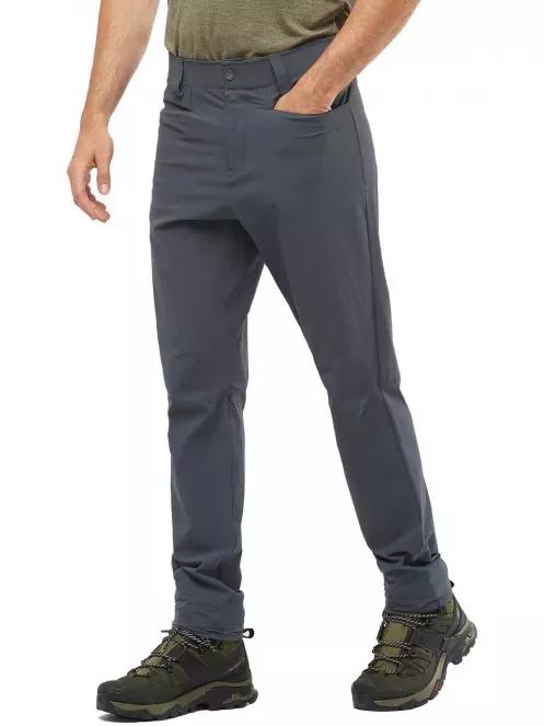 Salomon Wayfarer Tapered Pants M férfi túranadrág szürke színben 2
