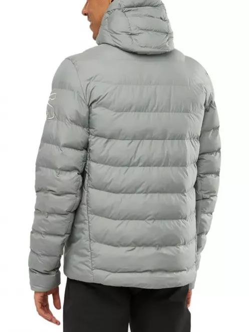Salomon SIGHT STORM HOODIE M férfi utcai kabát szürke színben 3