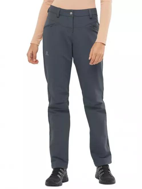 Salomon WAYFARER STRAIGHT WARM PA női túranadrág szürke színben 2